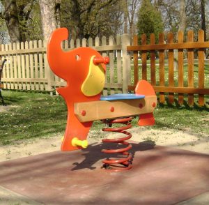 Njihalica na jednoj opruzi za jedno dijete, slonić