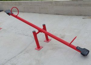 Klackalica za dvoje djece (metalna konstrukcija)
